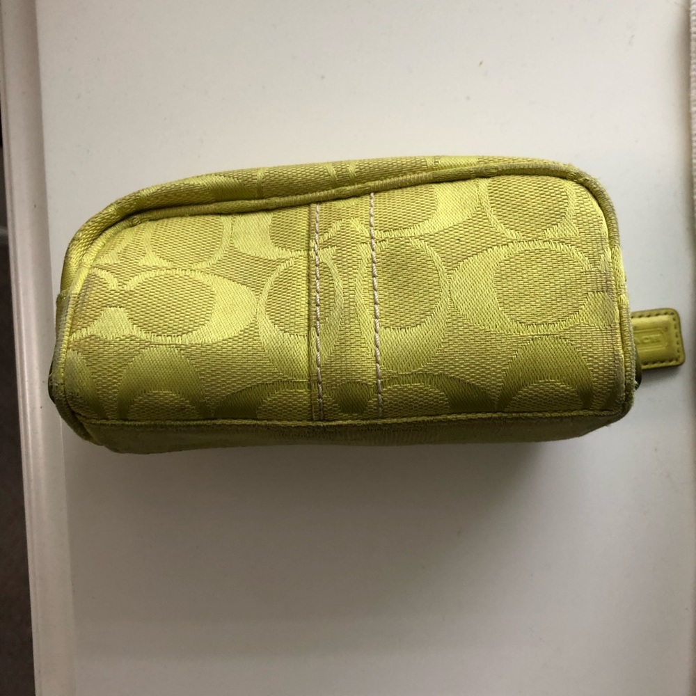 Coach makeup pouch